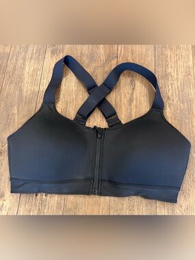 Ideology NWT Womens 2X Black High Support Sports Bra with Adjustable Straps